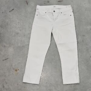 Citizens Of Humanity Crisp White Ankle Jeans